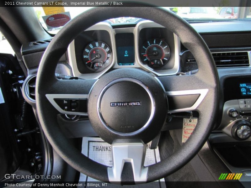 Imperial Blue Metallic / Black 2011 Chevrolet Camaro LT Coupe