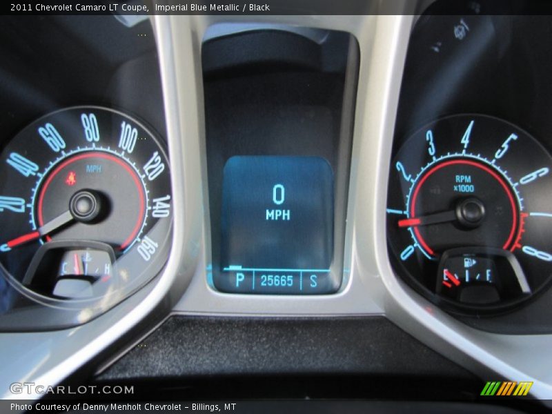 Imperial Blue Metallic / Black 2011 Chevrolet Camaro LT Coupe