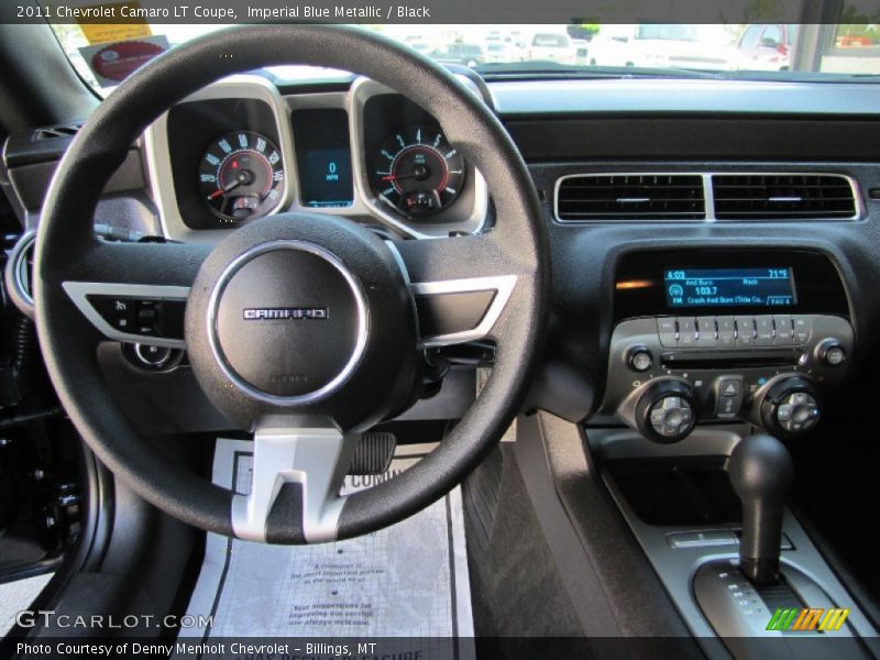 Imperial Blue Metallic / Black 2011 Chevrolet Camaro LT Coupe