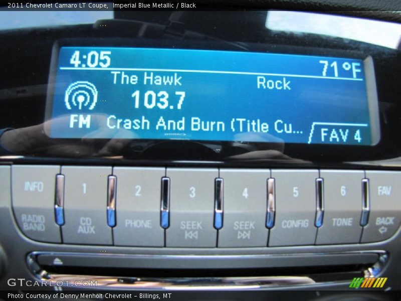 Imperial Blue Metallic / Black 2011 Chevrolet Camaro LT Coupe