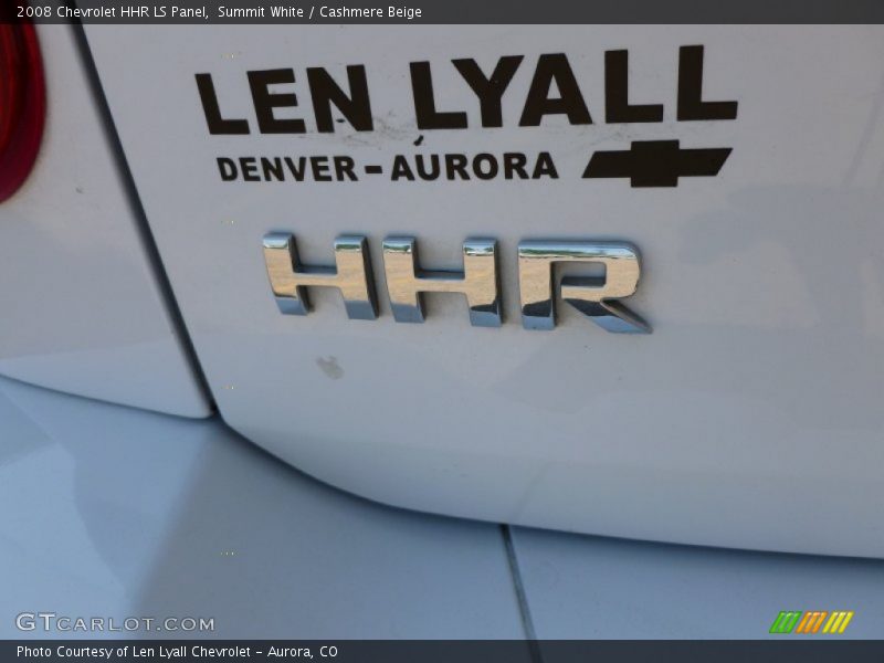 Summit White / Cashmere Beige 2008 Chevrolet HHR LS Panel