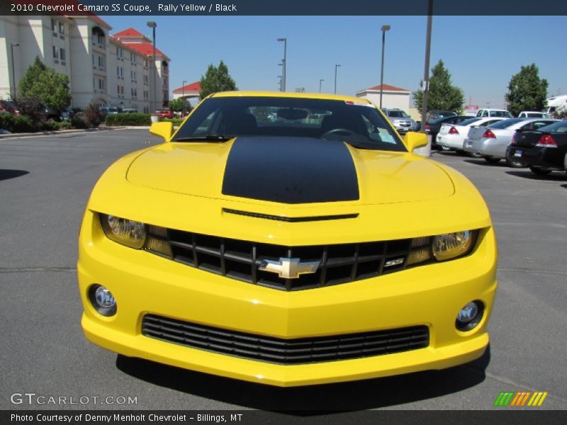Rally Yellow / Black 2010 Chevrolet Camaro SS Coupe