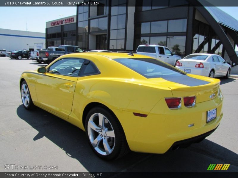 Rally Yellow / Black 2010 Chevrolet Camaro SS Coupe