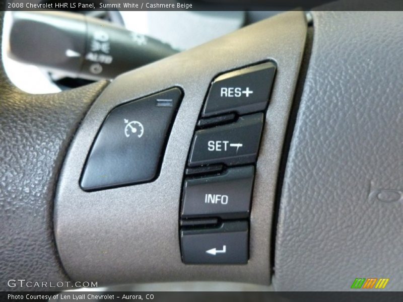 Controls of 2008 HHR LS Panel