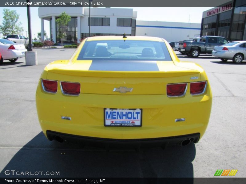 Rally Yellow / Black 2010 Chevrolet Camaro SS Coupe