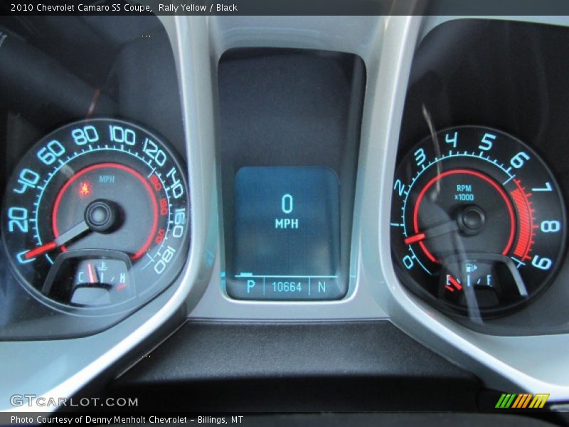 Rally Yellow / Black 2010 Chevrolet Camaro SS Coupe