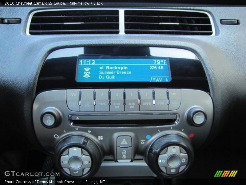 Rally Yellow / Black 2010 Chevrolet Camaro SS Coupe