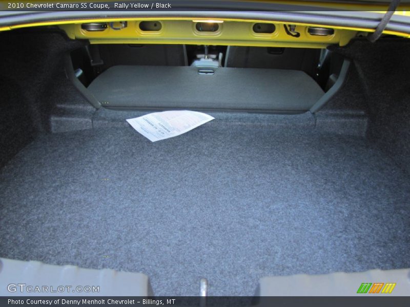 Rally Yellow / Black 2010 Chevrolet Camaro SS Coupe