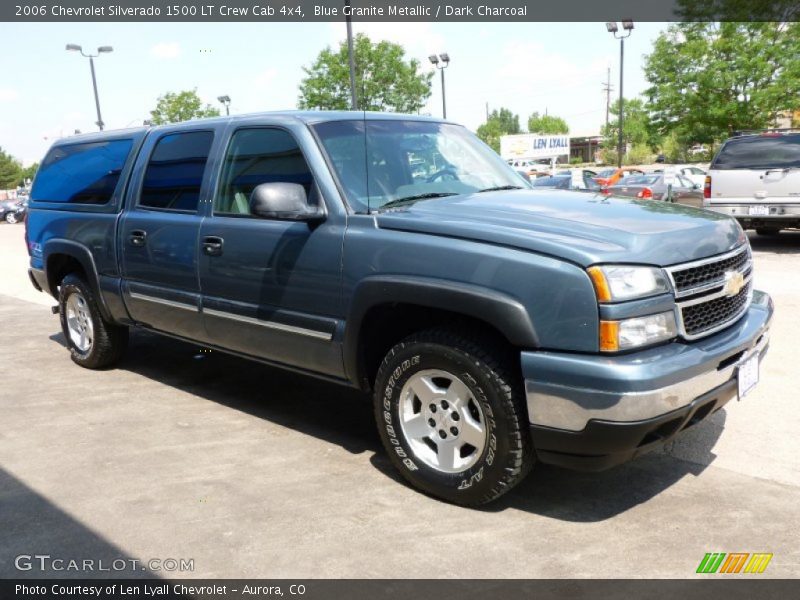Blue Granite Metallic / Dark Charcoal 2006 Chevrolet Silverado 1500 LT Crew Cab 4x4