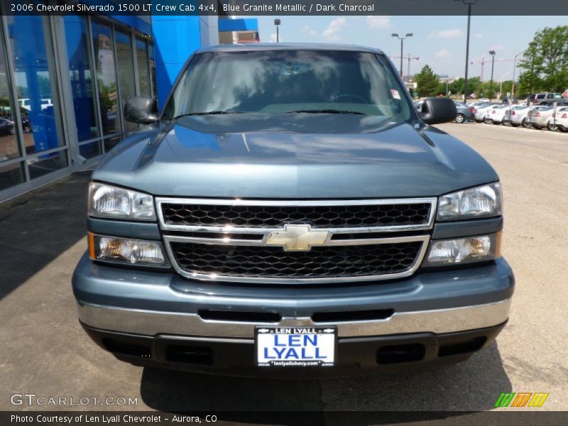 Blue Granite Metallic / Dark Charcoal 2006 Chevrolet Silverado 1500 LT Crew Cab 4x4