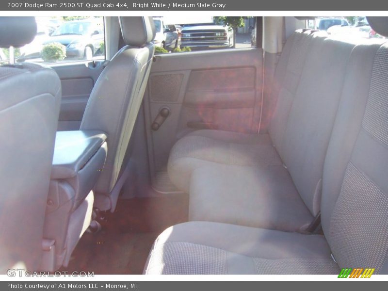 Bright White / Medium Slate Gray 2007 Dodge Ram 2500 ST Quad Cab 4x4