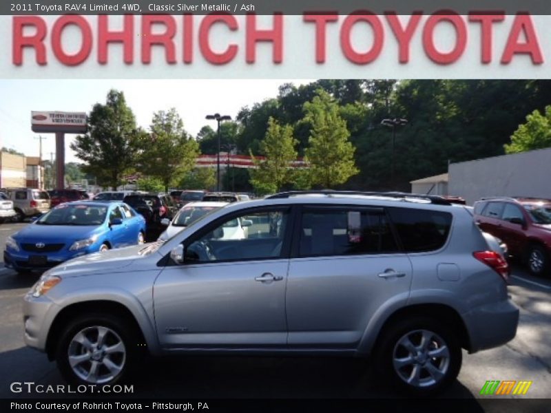 Classic Silver Metallic / Ash 2011 Toyota RAV4 Limited 4WD