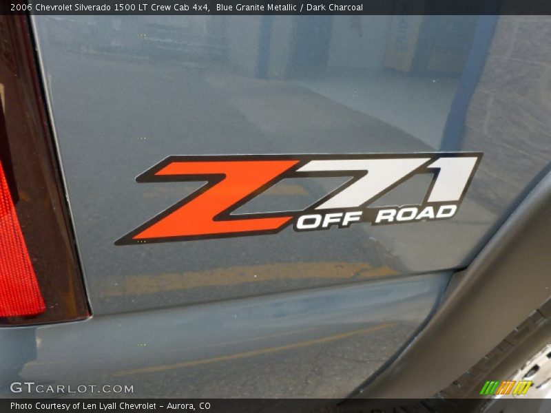Blue Granite Metallic / Dark Charcoal 2006 Chevrolet Silverado 1500 LT Crew Cab 4x4