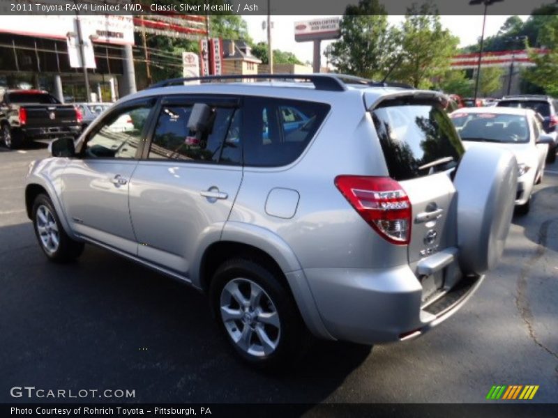 Classic Silver Metallic / Ash 2011 Toyota RAV4 Limited 4WD