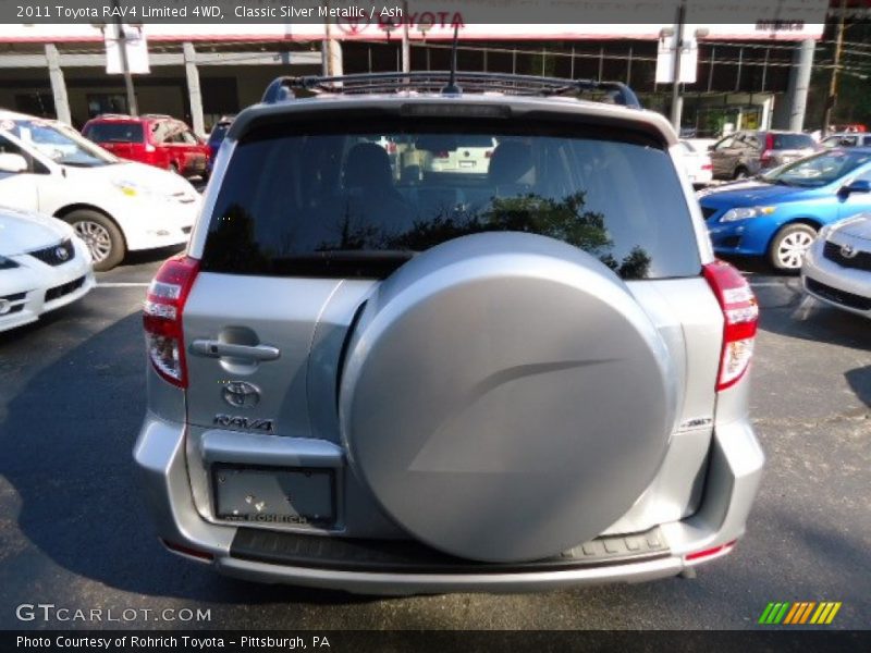 Classic Silver Metallic / Ash 2011 Toyota RAV4 Limited 4WD