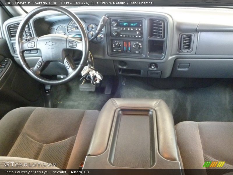 Blue Granite Metallic / Dark Charcoal 2006 Chevrolet Silverado 1500 LT Crew Cab 4x4