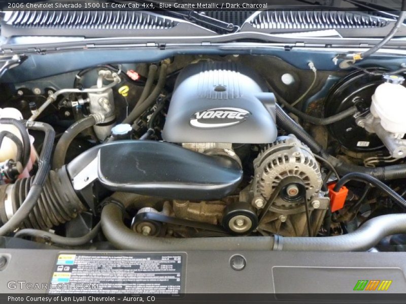 Blue Granite Metallic / Dark Charcoal 2006 Chevrolet Silverado 1500 LT Crew Cab 4x4