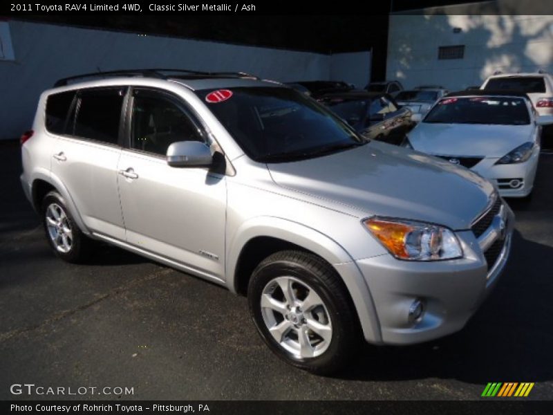 Classic Silver Metallic / Ash 2011 Toyota RAV4 Limited 4WD