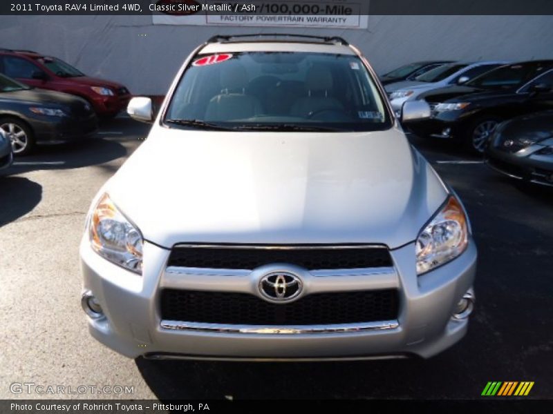Classic Silver Metallic / Ash 2011 Toyota RAV4 Limited 4WD