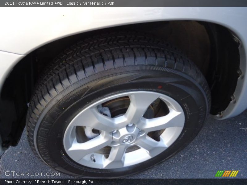 Classic Silver Metallic / Ash 2011 Toyota RAV4 Limited 4WD