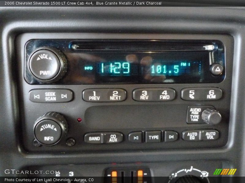 Blue Granite Metallic / Dark Charcoal 2006 Chevrolet Silverado 1500 LT Crew Cab 4x4