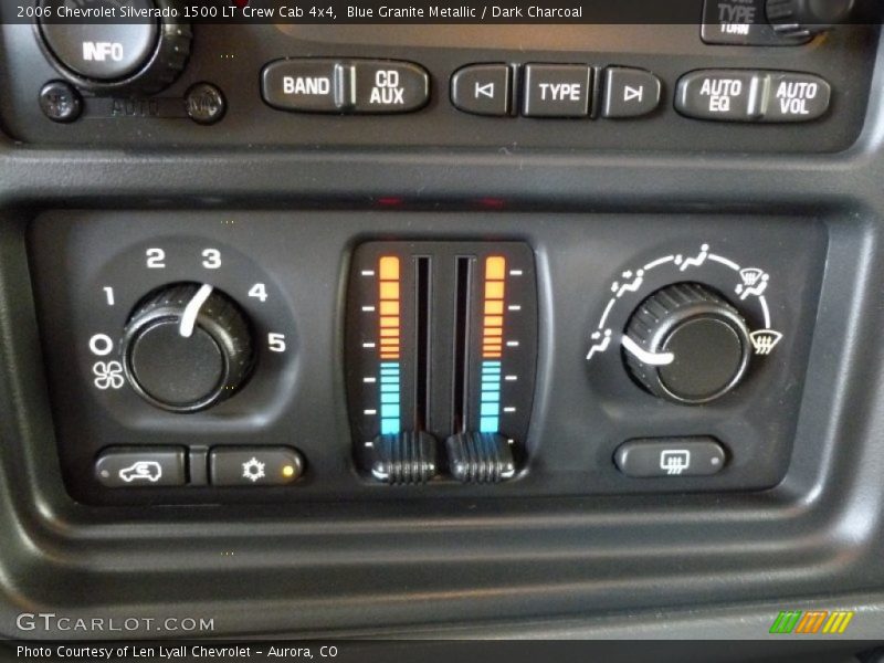 Blue Granite Metallic / Dark Charcoal 2006 Chevrolet Silverado 1500 LT Crew Cab 4x4