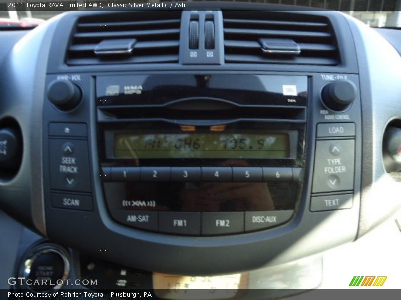 Classic Silver Metallic / Ash 2011 Toyota RAV4 Limited 4WD