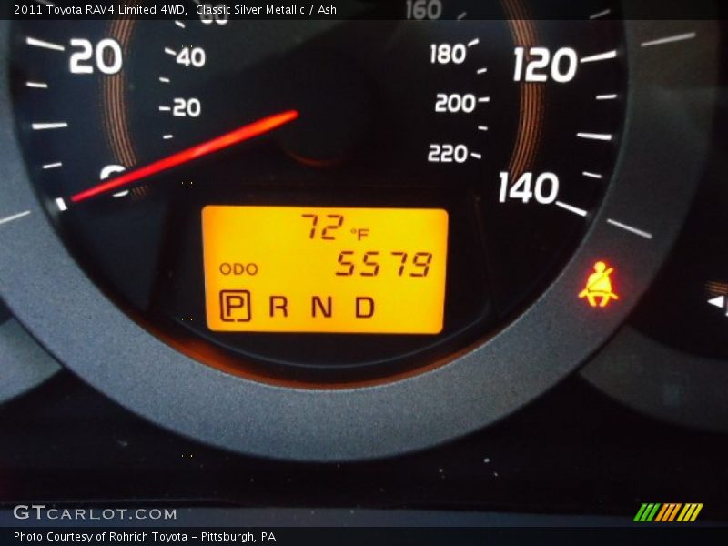 Classic Silver Metallic / Ash 2011 Toyota RAV4 Limited 4WD