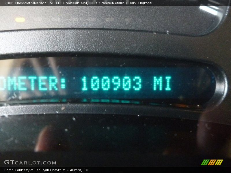 Blue Granite Metallic / Dark Charcoal 2006 Chevrolet Silverado 1500 LT Crew Cab 4x4