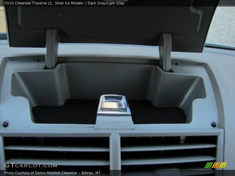 Silver Ice Metallic / Dark Gray/Light Gray 2010 Chevrolet Traverse LS
