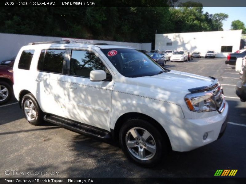 Taffeta White / Gray 2009 Honda Pilot EX-L 4WD
