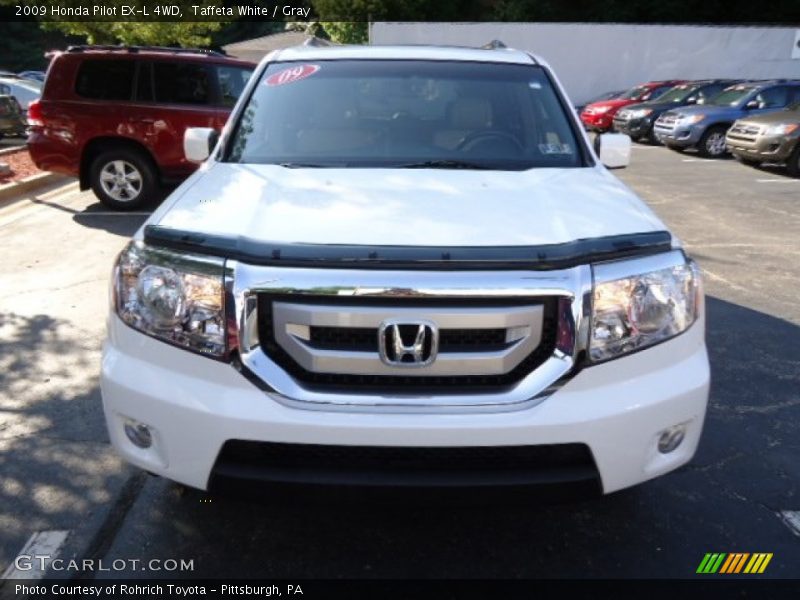 Taffeta White / Gray 2009 Honda Pilot EX-L 4WD