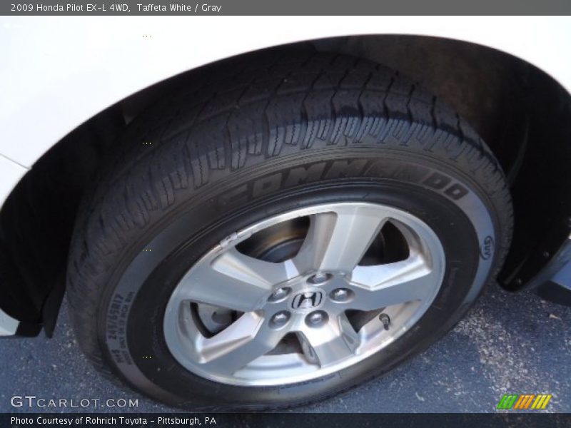 Taffeta White / Gray 2009 Honda Pilot EX-L 4WD