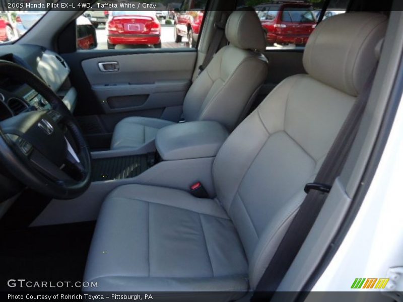 Taffeta White / Gray 2009 Honda Pilot EX-L 4WD