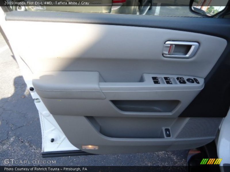 Taffeta White / Gray 2009 Honda Pilot EX-L 4WD