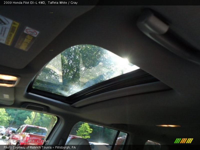 Taffeta White / Gray 2009 Honda Pilot EX-L 4WD