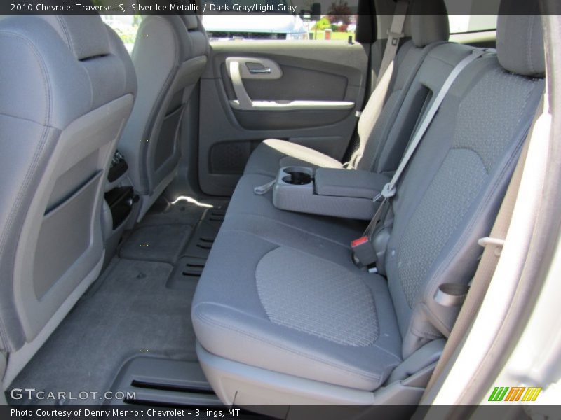 Silver Ice Metallic / Dark Gray/Light Gray 2010 Chevrolet Traverse LS