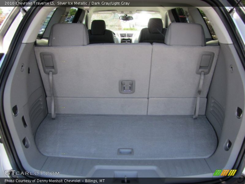 Silver Ice Metallic / Dark Gray/Light Gray 2010 Chevrolet Traverse LS