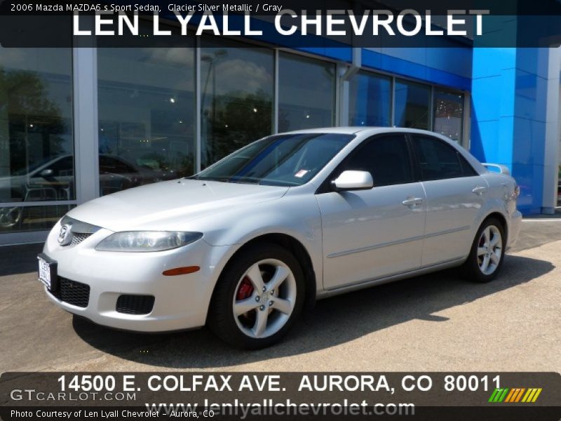 Glacier Silver Metallic / Gray 2006 Mazda MAZDA6 s Sport Sedan