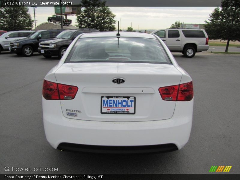 Clear White / Stone 2012 Kia Forte LX