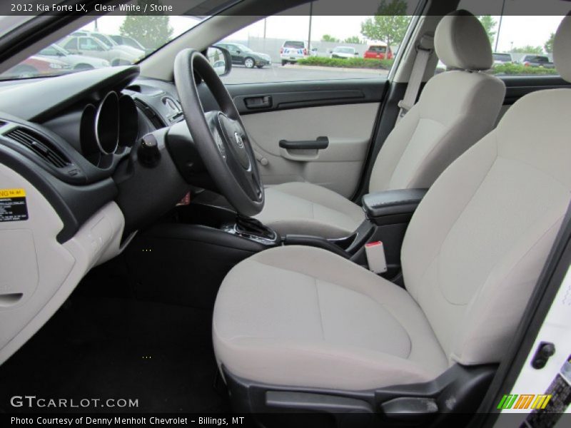 Clear White / Stone 2012 Kia Forte LX