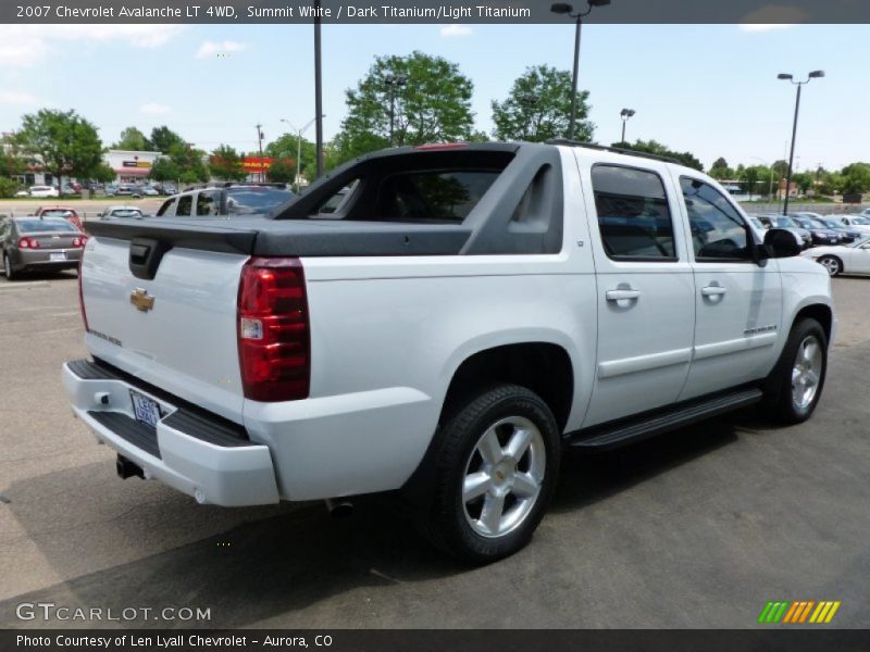 Summit White / Dark Titanium/Light Titanium 2007 Chevrolet Avalanche LT 4WD