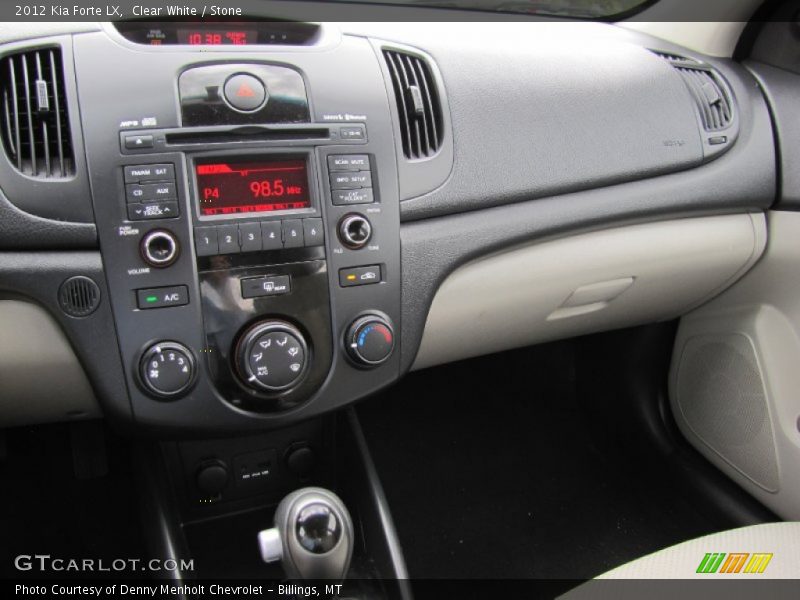 Clear White / Stone 2012 Kia Forte LX