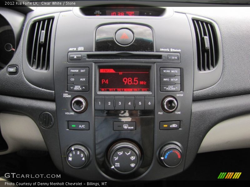 Clear White / Stone 2012 Kia Forte LX