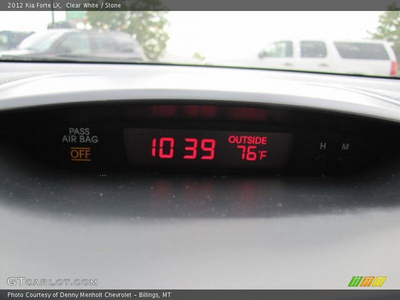 Clear White / Stone 2012 Kia Forte LX