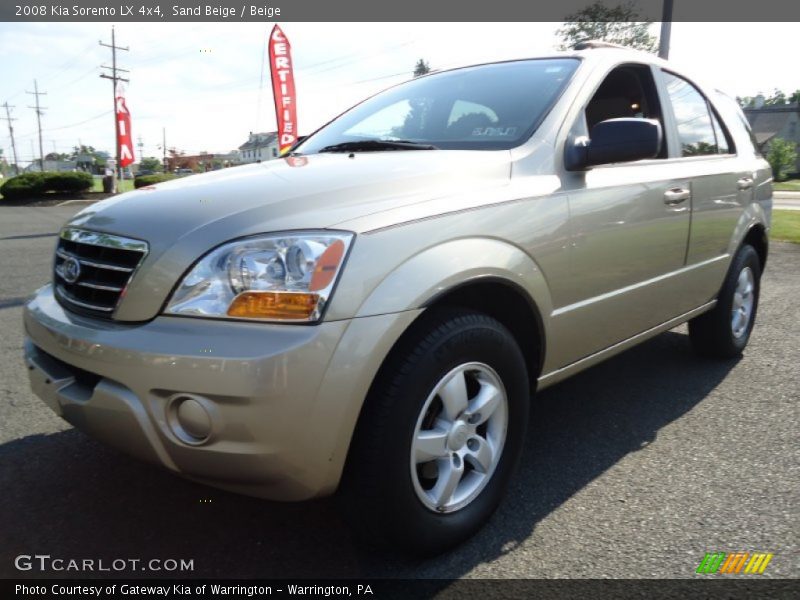Sand Beige / Beige 2008 Kia Sorento LX 4x4