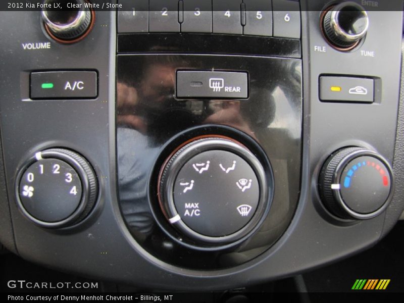 Clear White / Stone 2012 Kia Forte LX