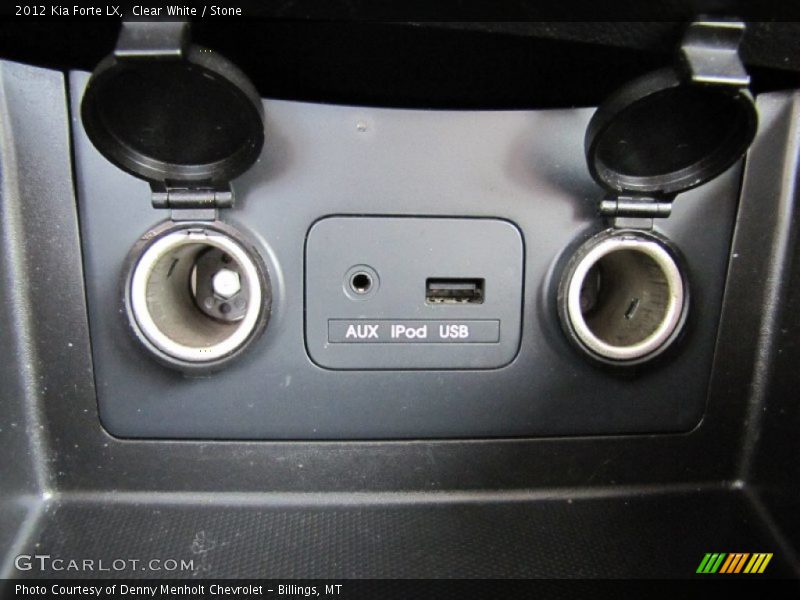 Clear White / Stone 2012 Kia Forte LX