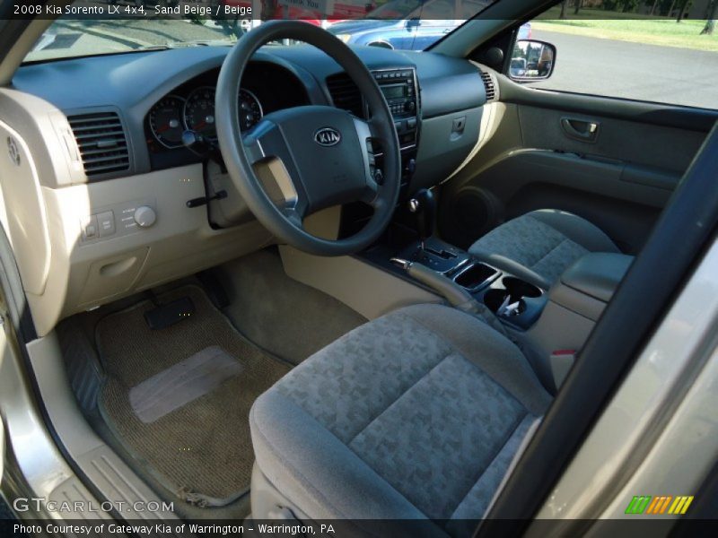 Sand Beige / Beige 2008 Kia Sorento LX 4x4
