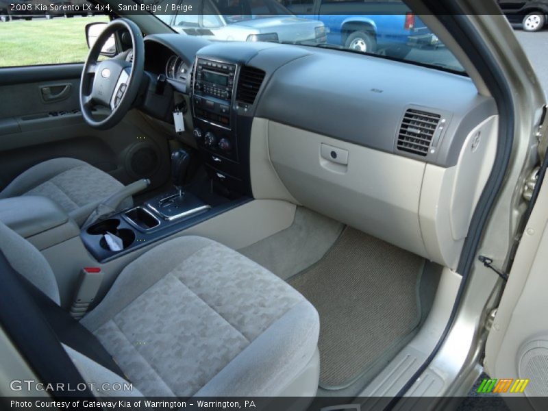 Sand Beige / Beige 2008 Kia Sorento LX 4x4